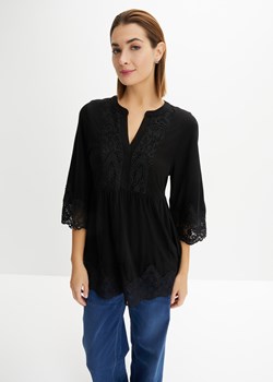 Tunika shirtowa z koronką ze sklepu bonprix w kategorii Bluzki damskie - zdjęcie 170621256