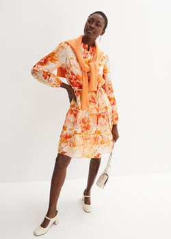Sukienka szmizjerka z ramii, z wiązanym paskiem (2 części) ze sklepu bonprix w kategorii Sukienki - zdjęcie 170621336