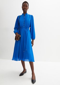 Sukienka z domieszką jedwabiu, z wiązanym paskiem (2 części) ze sklepu bonprix w kategorii Sukienki - zdjęcie 170621348