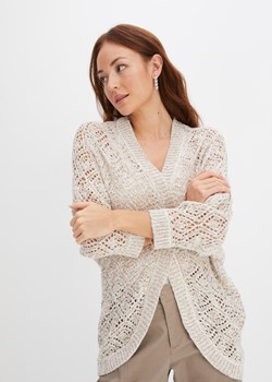 Sweter bez zapięcia ze sklepu bonprix w kategorii Swetry damskie - zdjęcie 170621825