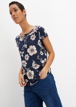 Shirt z zamkiem ze sklepu bonprix w kategorii Bluzki damskie - zdjęcie 170621878