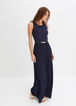 Długa sukienka wieczorowa z paskiem (2 części) ze sklepu bonprix w kategorii Sukienki - zdjęcie 170621898