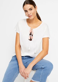 Shirt z wiązaniem ze sklepu bonprix w kategorii Bluzki damskie - zdjęcie 170622369