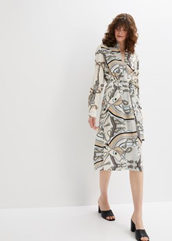 Sukienka koszulowa z wiązanym paskiem ze sklepu bonprix w kategorii Sukienki - zdjęcie 170622409