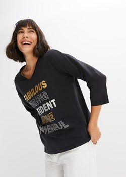 Shirt z nadrukiem ze sklepu bonprix w kategorii Bluzki damskie - zdjęcie 170622415