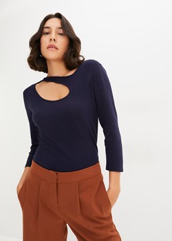 Sweter z asymetrycznym dekoltem ze sklepu bonprix w kategorii Swetry damskie - zdjęcie 170622558