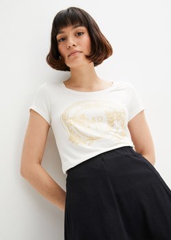 Shirt z nadrukiem ze sklepu bonprix w kategorii Bluzki damskie - zdjęcie 170622565