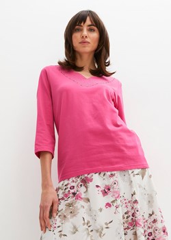 Shirt z ozdobnymi kamieniami ze sklepu bonprix w kategorii Bluzki damskie - zdjęcie 170622676