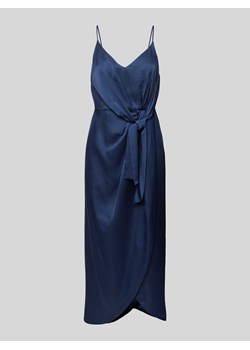 Sukienka koktajlowa z wiązanym detalem ze sklepu Peek&Cloppenburg  w kategorii Sukienki - zdjęcie 170624419