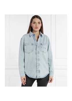 CALVIN KLEIN JEANS Jeansowa koszula | Relaxed fit ze sklepu Gomez Fashion Store w kategorii Koszule damskie - zdjęcie 170624465