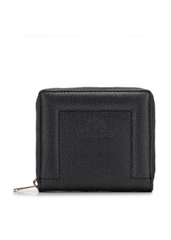 Damski portfel skórzany z ozdobnym brzegiem mały czarny ze sklepu WITTCHEN w kategorii Portfele damskie - zdjęcie 170633177