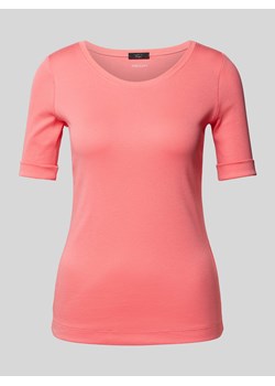 T-shirt w jednolitym kolorze ze sklepu Peek&Cloppenburg  w kategorii Bluzki damskie - zdjęcie 170634529