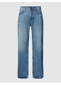 Jeansy o kroju straight fit z efektem znoszenia ze sklepu Peek&Cloppenburg  w kategorii Jeansy męskie - zdjęcie 170634578