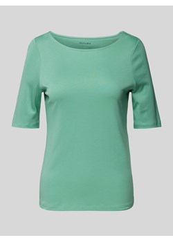 T-shirt w jednolitym kolorze ze sklepu Peek&Cloppenburg  w kategorii Bluzki damskie - zdjęcie 170634657