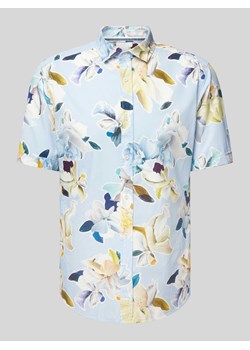 Koszula casualowa o kroju regular fit z kwiatowym wzorem ze sklepu Peek&Cloppenburg  w kategorii Koszule męskie - zdjęcie 170634675