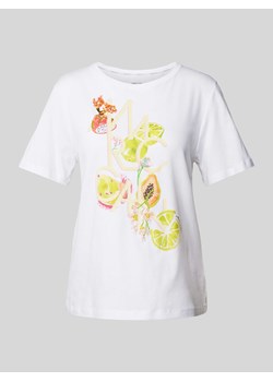 T-shirt z nadrukiem z motywem i okrągłym dekoltem ze sklepu Peek&Cloppenburg  w kategorii Bluzki damskie - zdjęcie 170634785