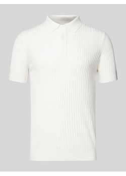 Koszulka polo z fakturowanym wzorem ze sklepu Peek&Cloppenburg  w kategorii T-shirty męskie - zdjęcie 170635086