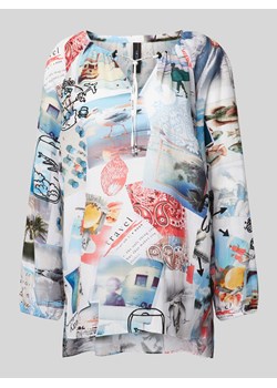 Bluzka ze wzorem na całej powierzchni z mieszanki bawełny i wiskozy ze sklepu Peek&Cloppenburg  w kategorii Bluzki damskie - zdjęcie 170635088