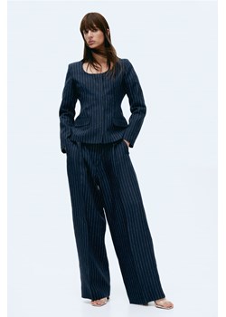 H & M - Spodnie z baloniastymi nogawkami - Niebieski ze sklepu H&M w kategorii Spodnie damskie - zdjęcie 170635279