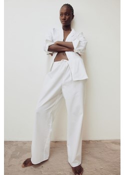 H & M - Piżama z kory - Biały ze sklepu H&M w kategorii Piżamy damskie - zdjęcie 170635346