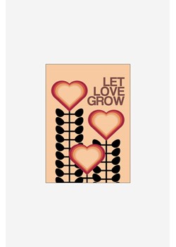 H & M - Frances Collett - Let Love Grow Cream - Biały ze sklepu H&M w kategorii Plakaty - zdjęcie 170635469