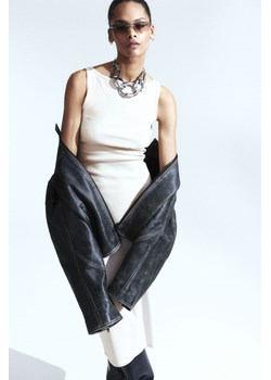 H & M - Sukienka bodycon w prążki - Beżowy ze sklepu H&M w kategorii Sukienki - zdjęcie 170635649