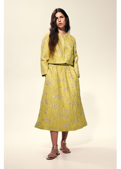 H & M - Obszerna spódnica z brokatu - Żółty ze sklepu H&M w kategorii Spódnice - zdjęcie 170636027