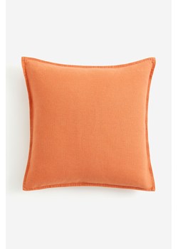 H & M - Poszewka na poduszkę z domieszką lnu - Pomarańczowy ze sklepu H&M w kategorii Poszewki na poduszki - zdjęcie 170636046