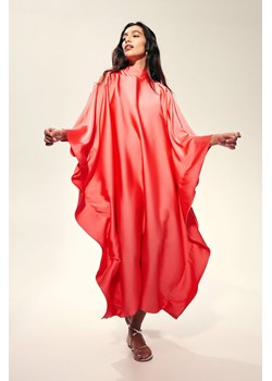 H & M - Satynowa sukienka tunikowa - Czerwony ze sklepu H&M w kategorii Sukienki - zdjęcie 170636059