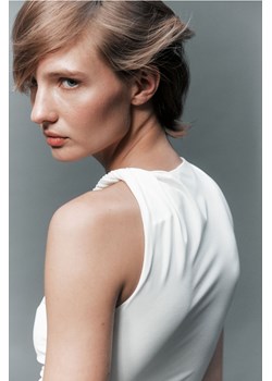 H & M - Top bez rękawów - Biały ze sklepu H&M w kategorii Sukienki - zdjęcie 170636078