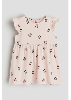 H & M - Dżersejowa sukienka - Różowy ze sklepu H&M w kategorii Sukienki niemowlęce - zdjęcie 170636079