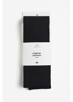 H & M - Bezszwowe legginsy - Czarny ze sklepu H&M w kategorii Rajstopy - zdjęcie 170636098