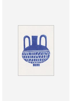 H & M - Alisa Galitsyna - Linocut Vase #6 - Niebieski ze sklepu H&M w kategorii Dekoracje ścienne - zdjęcie 170636185