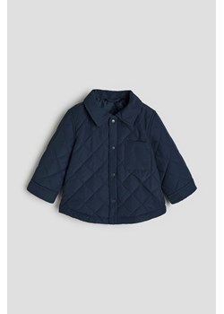 H & M - Pikowana kurtka koszulowa - Niebieski ze sklepu H&M w kategorii Kombinezony i kurtki - zdjęcie 170636227