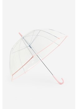 H & M - Przezroczysta parasolka - Różowy ze sklepu H&M w kategorii Parasole - zdjęcie 170636496
