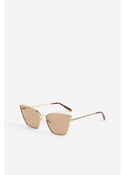 H & M - Okulary przeciwsłoneczne typu „kocie oczy" - Złoty ze sklepu H&M w kategorii Okulary przeciwsłoneczne damskie - zdjęcie 170636518
