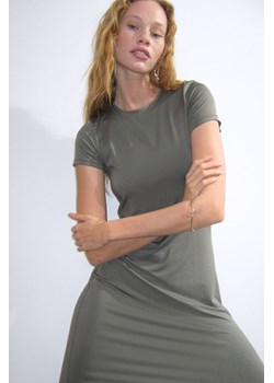 H & M - Dżersejowa sukienka bodycon - Zielony ze sklepu H&M w kategorii Sukienki - zdjęcie 170636608
