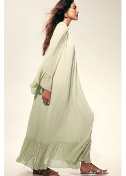 H & M - Plisowana sukienka tunikowa - Zielony ze sklepu H&M w kategorii Sukienki - zdjęcie 170636647