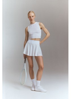 H & M - Kloszowa spódniczka tenisowa DryMove - Biały ze sklepu H&M w kategorii Spódnice - zdjęcie 170636718