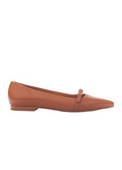 Marco Shoes Baleriny Helen brązowe ze sklepu ButyModne.pl w kategorii Balerinki - zdjęcie 170638165