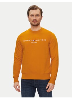 Tommy Hilfiger Bluza Logo MW0MW11596 Pomarańczowy Regular Fit ze sklepu MODIVO w kategorii Bluzy męskie - zdjęcie 170640539