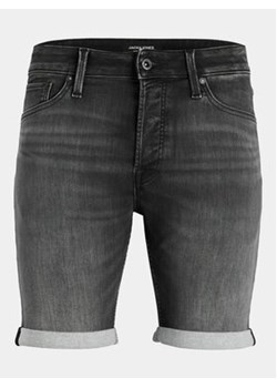 Jack&Jones Szorty jeansowe Rick 12252246 Szary Regular Fit ze sklepu MODIVO w kategorii Spodenki męskie - zdjęcie 170640787