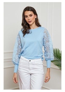 Joséfine Sweter &quot;Mench&quot; w kolorze błękitnym ze sklepu Limango Polska w kategorii Swetry damskie - zdjęcie 170641679