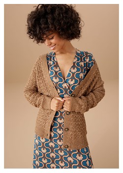 Aniston Kardigan w kolorze jasnobrązowym ze sklepu Limango Polska w kategorii Swetry damskie - zdjęcie 170641766