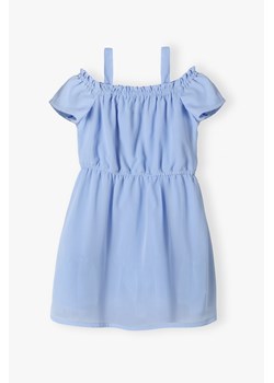 Niebieska sukienka hiszpanka dla dziewczynki ze sklepu 5.10.15 w kategorii Sukienki dziewczęce - zdjęcie 170642089