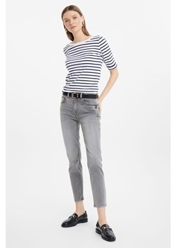 Spodnie jeansowe damskie slim push up szare ze sklepu 5.10.15 w kategorii Jeansy damskie - zdjęcie 170642155