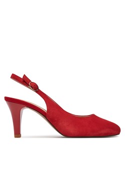 Sandały Caprice 9-29606-42 Czerwony ze sklepu eobuwie.pl w kategorii Czółenka - zdjęcie 170643238
