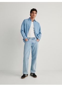 Reserved - Jeansy straight fit - niebieski ze sklepu Reserved w kategorii Jeansy męskie - zdjęcie 170645269