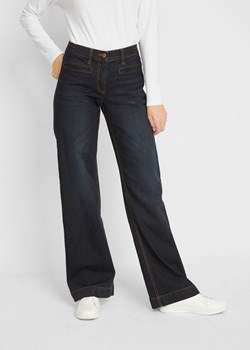Dżinsy bawełniane z wygodnym paskiem  Marlena ze sklepu bonprix w kategorii Jeansy damskie - zdjęcie 170647736