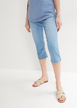 Rybaczki dżinsowe ze stretchem, Slim Fit, mid waist ze sklepu bonprix w kategorii Jeansy damskie - zdjęcie 170648656